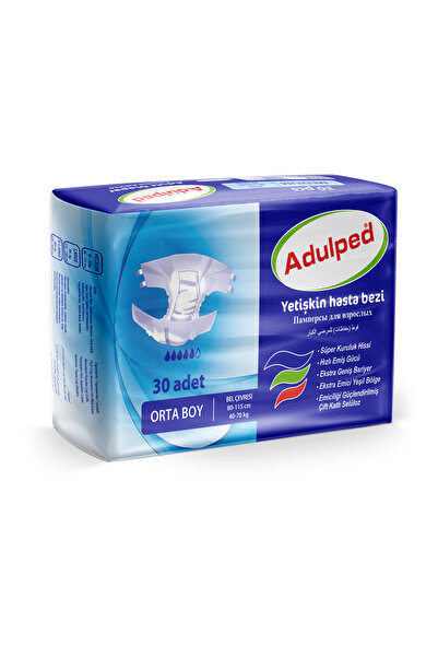 Adulped Super Absorbent Patient Diapers - High Absorbency Patient and Adult D...