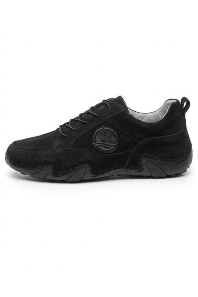 Growish Gr0477 Genuine Nubuck Leather Asymmetrical Spider Rubber Sole Shoes S...