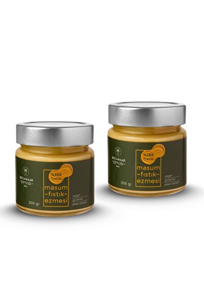 Kocamaar Çiftliği Kocamaar %100 Fıstık Ezmesi 205 gr 2’li paket