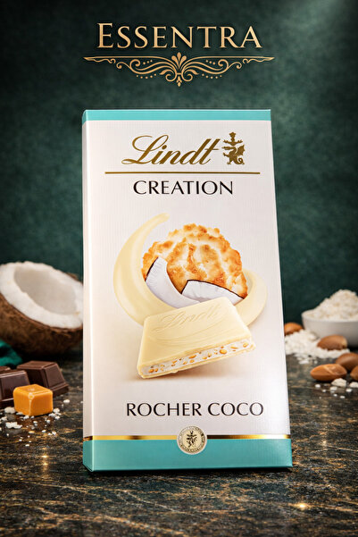 Essentra Home Lindt Creation Rocher Coco Beyaz Çikolata 150g Hindistan Cevizl...