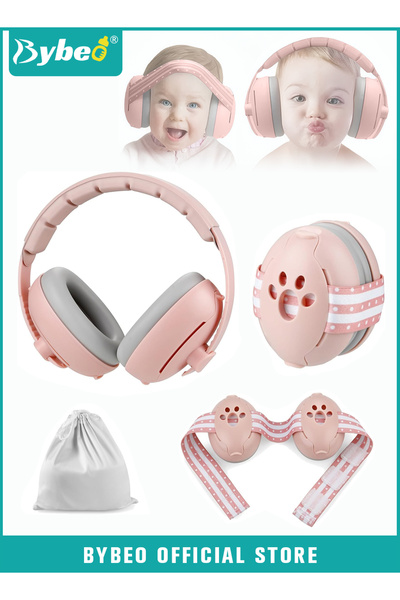 BYBEO Baby Ear Muffs, Baby Ear Protection, Noise Cancelling Headphones for Sl...