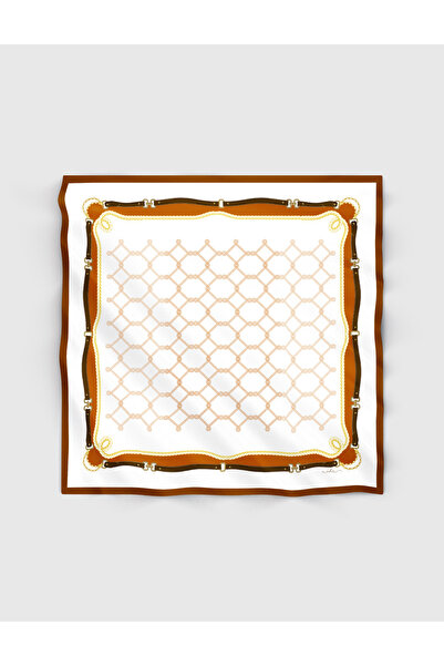 İLVİ Debbie Floş Orange Women's Scarf