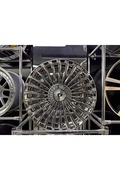 powcan 17 İNC 4X108 PEUGEOT-CİTROEN-FORD UYUMLU MAYBACH KROM JANT TAKIMI (4 A...
