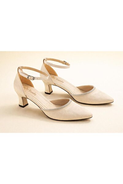 TRENDYSHOSE 06192 Stoned Stiletto Heel Women's Shoes