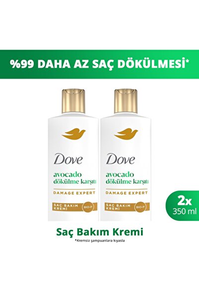 Dove Saç Bakım Kremi Avocado Dökülme Karşıtı 350 ml x2