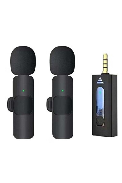 Arabest ميكروفون لاسلكي صغير الحجم (عبوة من قطعتين) لأجهزة iPhone و iPad، منف...