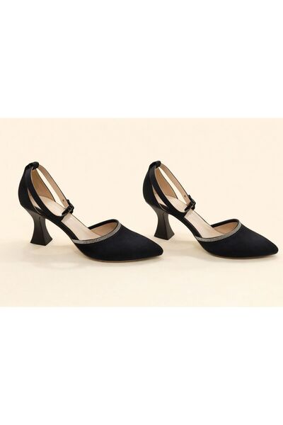 TRENDYSHOSE 06192 Stoned Stiletto Heel Women's Shoes