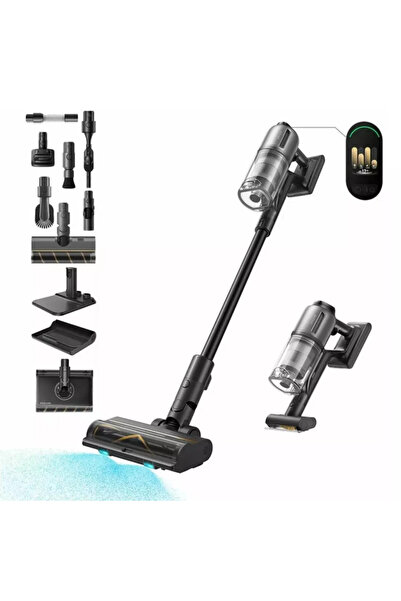 Dreame Aspirator fără fir Z30 AquaCycle VZV77B, 855W, 310AW, 150000 rpm, 90 m...