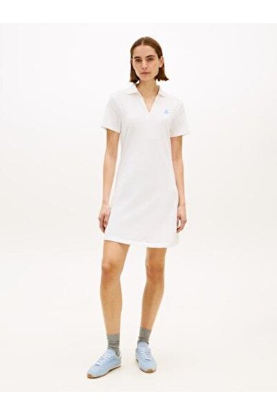 Tommy Hilfiger Th Script Open-Nk Polo Drs