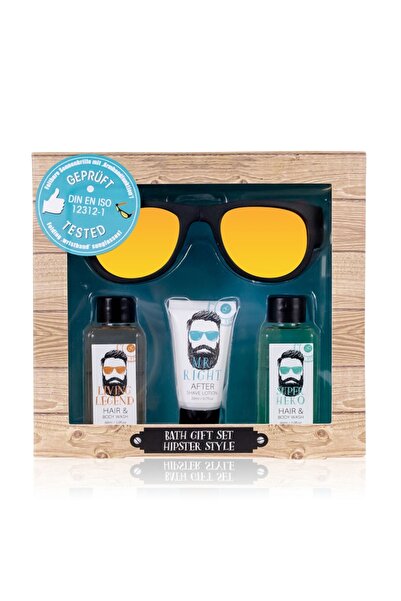 ACCENTRA Set cadou barbati, gel de dus, after shave , ochelari soare, Bath se...