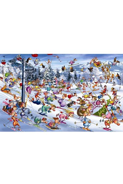 Piatnik Puzzle - Francois Ruyer: Christmas Skiing, 1000 pieces (5351)