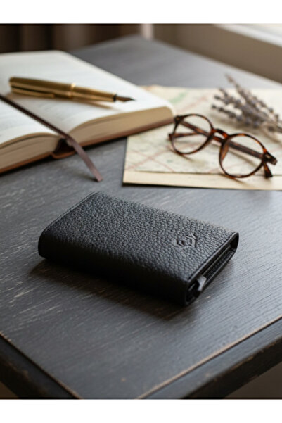 DEERDERİ Πορτοφόλι με έξυπνο μαγνητικό μηχανισμό και χειροποίητη κατασκευή Γν...