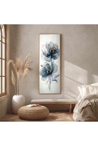 Dekorsiahome Ahşap Çerçeveli Panoramik Oturma Odası Salon Tablosu UZ0470