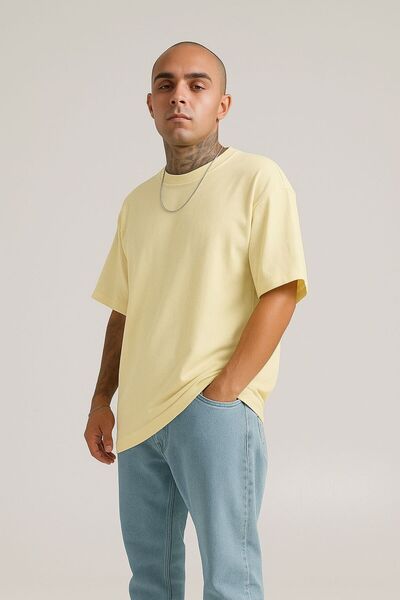 DM DOLCE MORE Plain Oversize Unisex T-Shirt Yb3