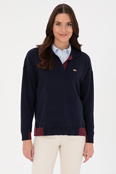 U.S. Polo Assn. Women's Navy Blue Sweater 50314905-Vr033
