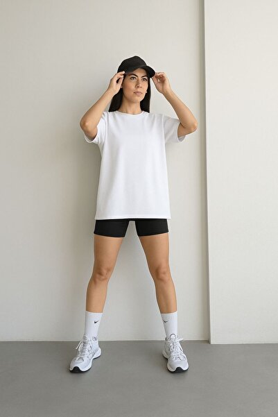 E-ROMA Plain Oversized Unisex T-Shirt Yb1
