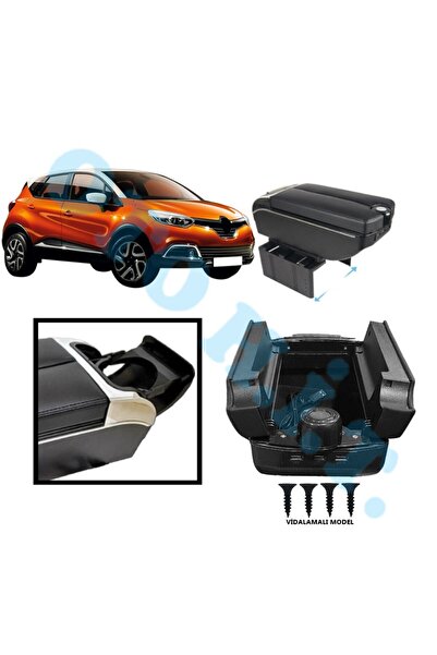 OTO H.İ.T. RENAULT CAPTUR 1 UYUMLU KOL DAYAMA KOLÇAK USB'Lİ BARDAKLIKLI ÇİFT ...
