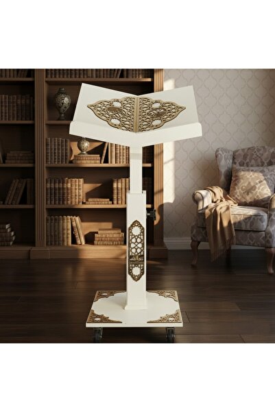 NASAQ High-quality, adjustable wooden Quran stand for use in mosques or homes...