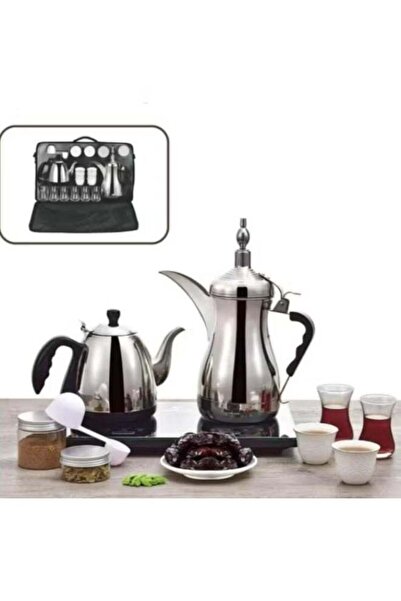 Gulf Dalla Electric Arabic Coffee & Tea Maker Machine with Glass and Accessor...