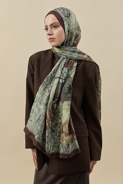 Modakaşmir Σάλι Fleur Desen Liva Μοντάλ