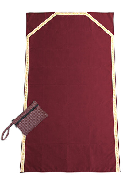 ihvan online Covoraș de rugăciune cu fermoar, pliabil, pentru transport, gean...