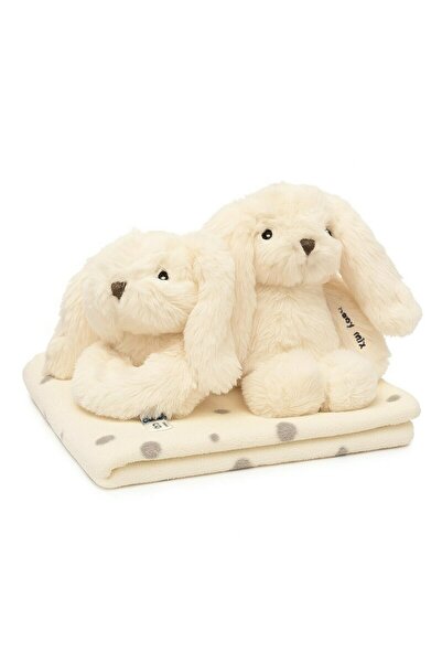 Babymix Σετ δώρου κουνελάκι, κουδουνίστρα και κουβέρτα, Baby Mix, Σε χάρτινο ...