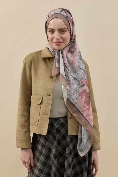 Modakaşmir Σάλι Fleur Desen Liva Μοντάλ