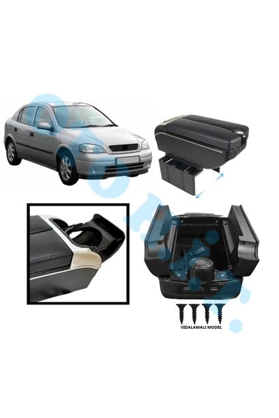 OTO H.İ.T. OPEL ASTRA G UYUMLU KOL DAYAMA KOLÇAK USB'Lİ BARDAKLIKLI ÇİFT AÇIL...