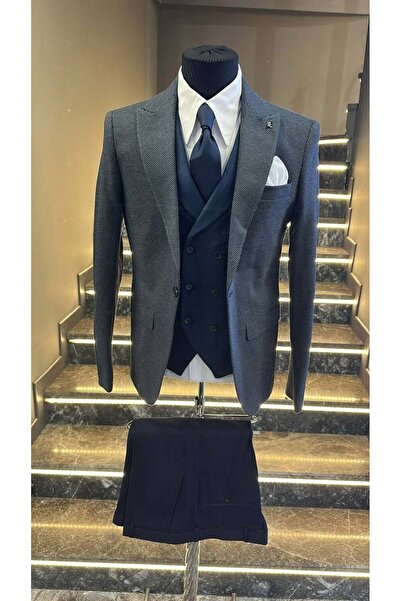 Fc Plus KOMBİNLİ YELEKLİ TAKIM ELBİSE