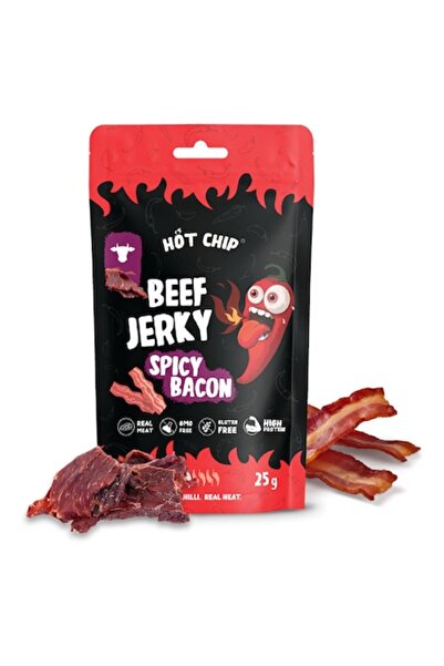 Hot Chip Carne de vită uscată cu bacon picant 25 g