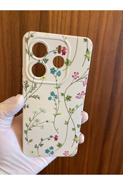 Newon Redmi Note 14 4g Vine/Floral Printed Velvet Inside Silicone Phone Case ...