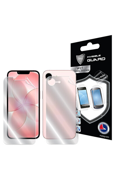 Ipg هيدروجيل (TPU رفيع) تغطية كاملة (حماية للشاشة والخلفية) متوافق مع iPhone 17e