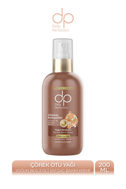 dp Daily Perfection Sıvı Saç Bakım Kremi Çörek Otu Yağı 200 ml