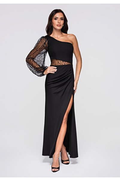 Larica OMBRE Women's Elegant Evening Dress LA-OM-DLR261 Black