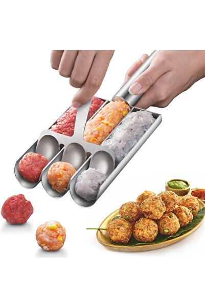 Arabest صانعة كرات اللحم المصنوعة من الفولاذ المقاوم للصدأ - صانعة كرات لحم ث...