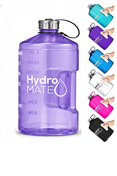 Alcoach جالون مياه 2.2 لتر ابريق رياضي مانع للتسرب للياقة البدنية وصالة الالع...