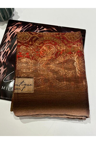 La Boutique Eşarp Güz Yaz Serinliği Organik Desenli Şal