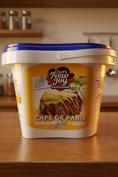 chef's new joy professional Cafe de Paris Sos 1000 G X 8 Adet - 1 Koli (Koli Bazlı Avantaj Paketi)
