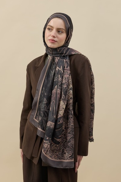 Modakaşmir Σάλι Papelya Desen Liva Μοντάλ