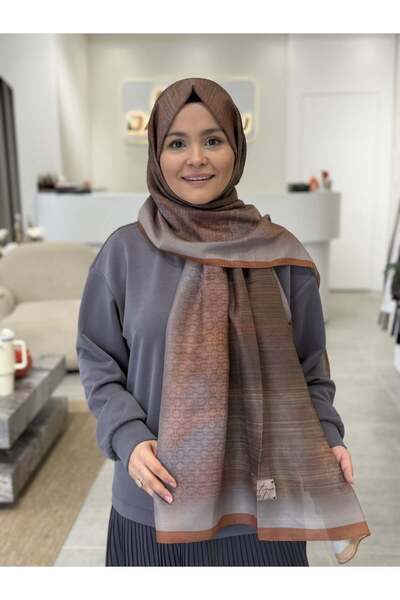 La Boutique Eşarp Güz Yaz Serinliği Organik Batik Desen Şal
