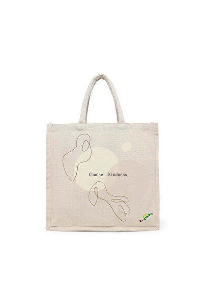 BYFT حقيبة تعليقة - طقم حقائب تسوق قطن أنيقة متعددة الاستخدامات مطبوع عبارة "...