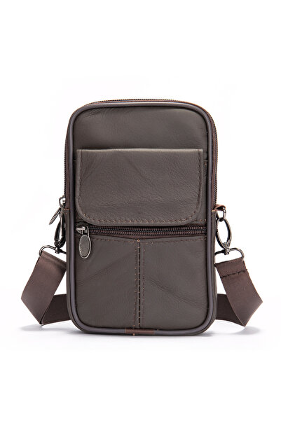 delis Men's shoulder bag, Loxar, genuine Leather