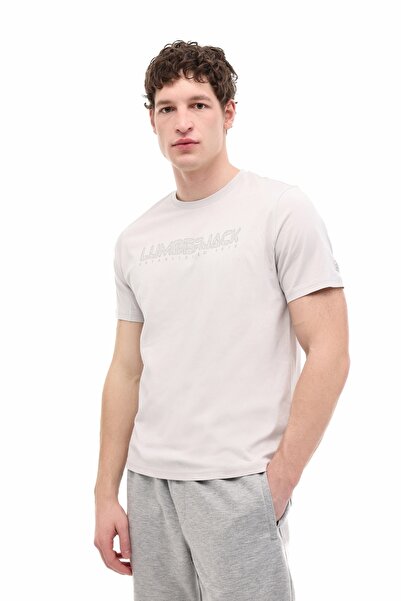 lumberjack ML ULRICH 11ID1-100 6FX Ανδρικό T-shirt A102157573 ΓΚΡΙ