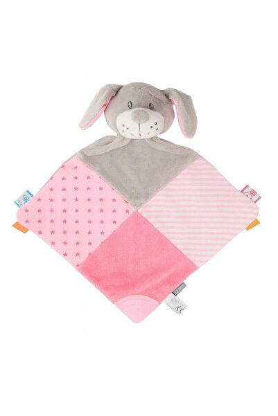 Babymix Jucarie doudou din plus, Baby Mix, Dog, 36 x 31 cm, Pink