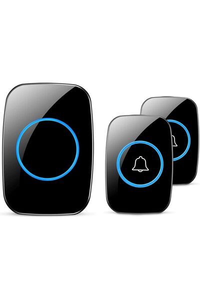 Arabest Wireless doorbell, level 5 volume and LED flash, suitable for home of...