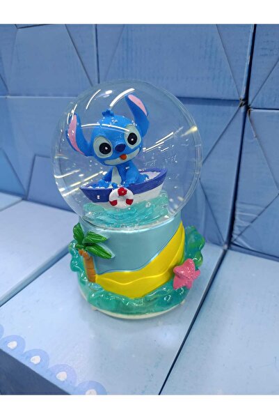 Mutluanlar Hediyelik Stitch jumbo en büyük boy kar küresi püskürtme motorlu m...
