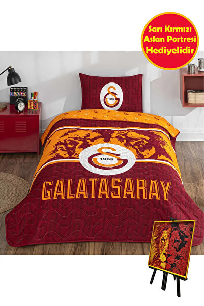 Taç Αδειοδοτημένο σετ μονόκλινου καλύμματος κρεβατιού Galatasaray Şanlı Aslan...