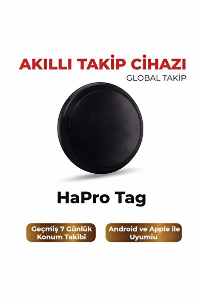 HaPro Tag Akıllı Takip Cihazı - Anahtar, Valiz, Evcil Hayvan Takibi (iOS & Android Uyumlu)