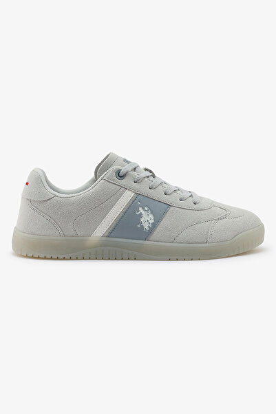 U.S. Polo Assn. Men's Grey Low-Top Sneakers - Classic Lace-Up Design, Comfort...