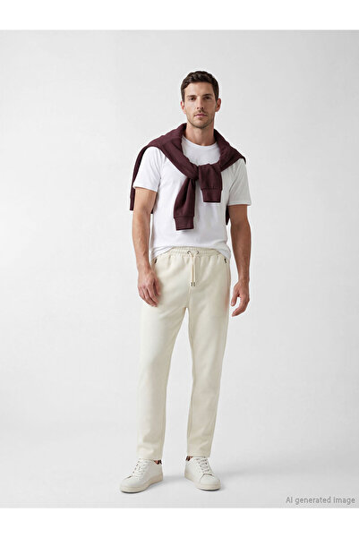 LC Waikiki Lcwaikiki Classic Beige Regular Fit Men's Sweatpants